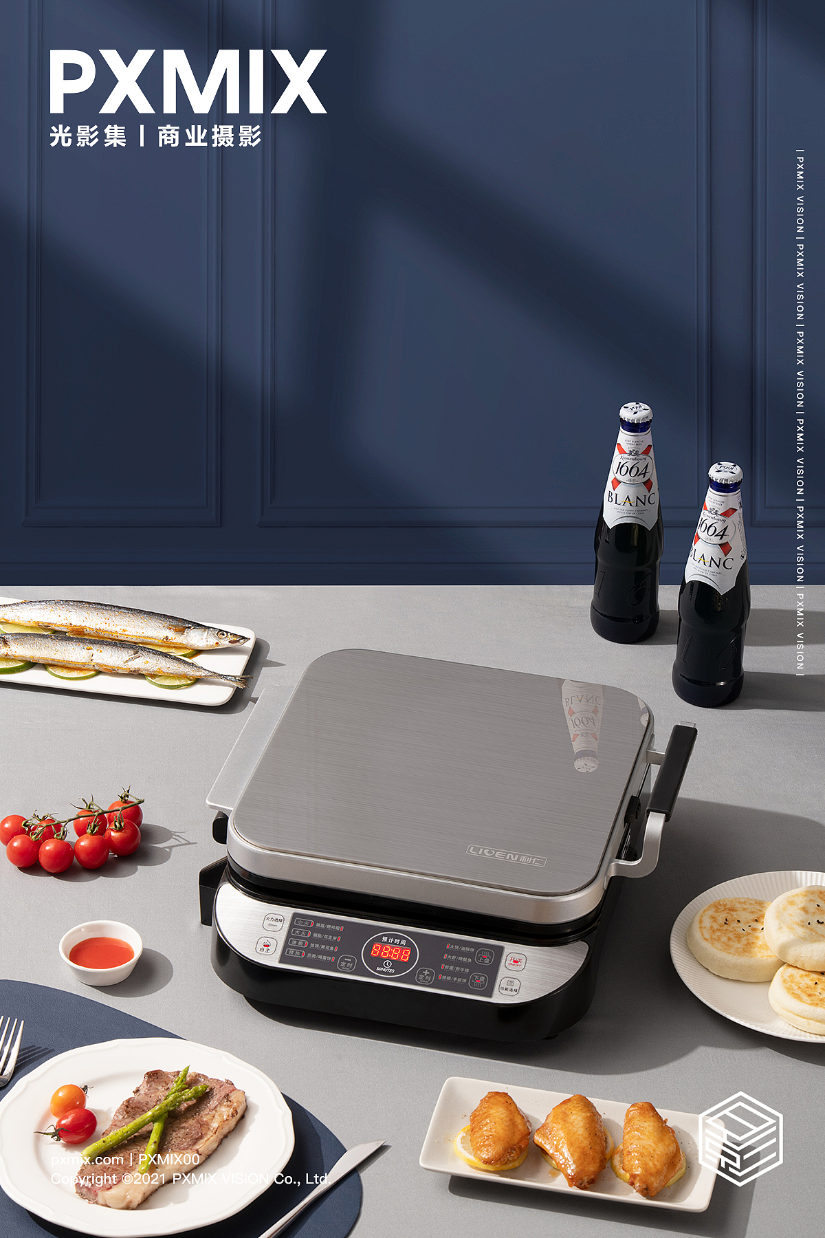 小家电摄影丨 利仁 电饼铛 x 光影集 PXMIX