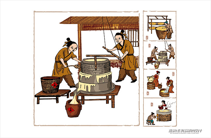 缸顶腐竹 包装（图ZNTc2NDQ1Ng==） - 包装 - 站酷设计师蓝色盛火原创素材 - 站酷ZCOOL