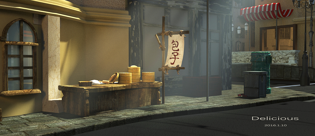 场景测试—卧室—街道（图ZMzQ4MjA0ODQ=） - 场景 - 站酷设计师小小崔丿kin原创素材 - 站酷ZCOOL