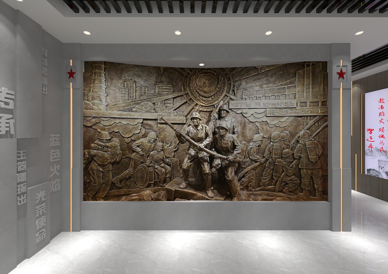 消防救援队荣誉馆（图ZMjc2NTkyOTM2） - 展陈设计 - 站酷设计师小林和家原创素材 - 站酷ZCOOL