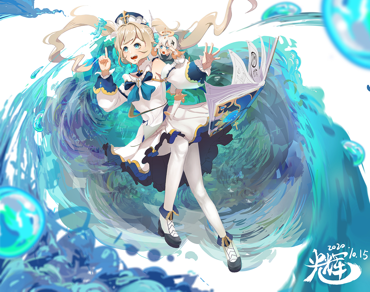 原神同人芭芭拉（图ZMjI4NTE0MjEy） - 其他动漫 - 站酷设计师光辉系我原创素材 - 站酷ZCOOL