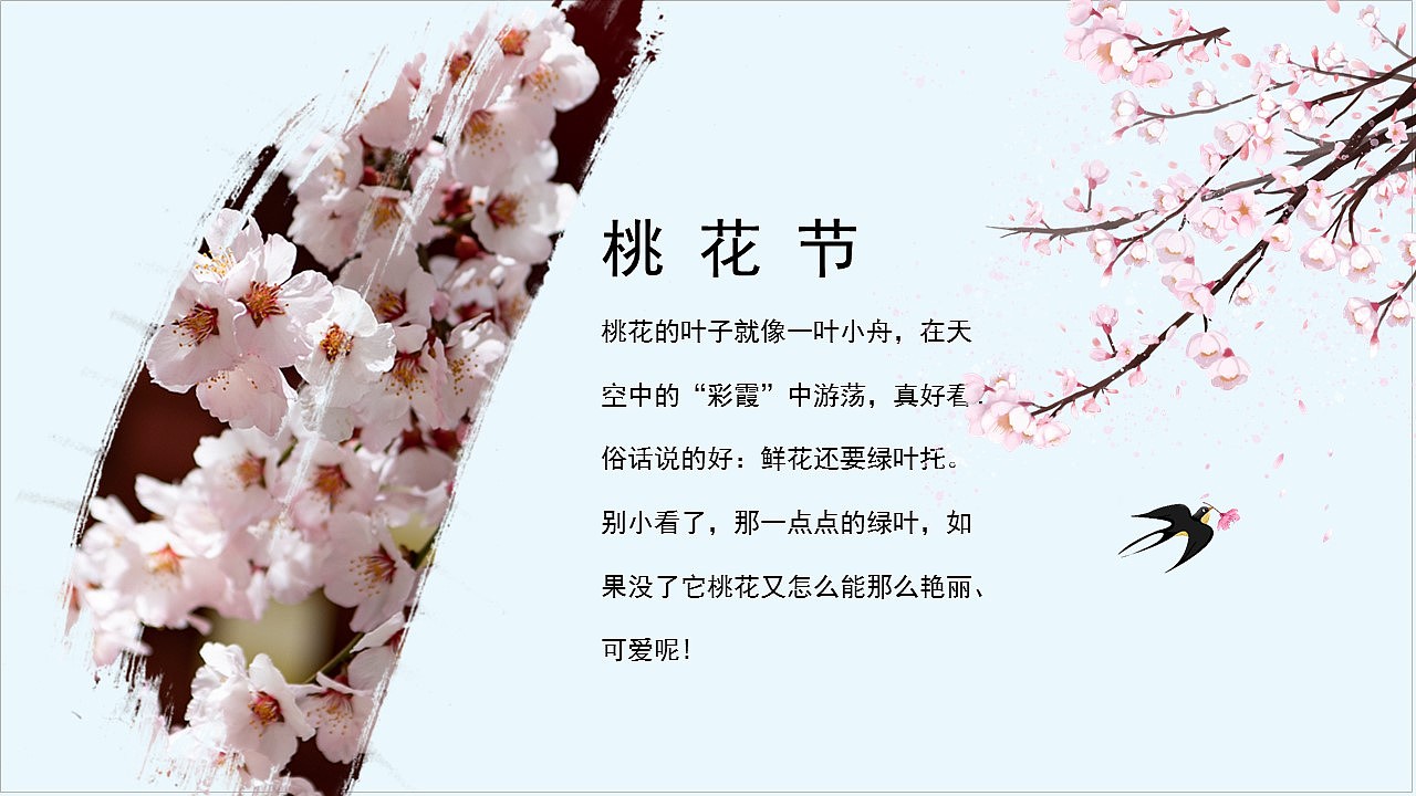 春风十里桃花开春天你好旅游画册宣传PPT模板（图ZMjkwNDA4MDQ4） - PPT/Keynote - 站酷设计师PPT设计师01原创素材 - 站酷ZCOOL