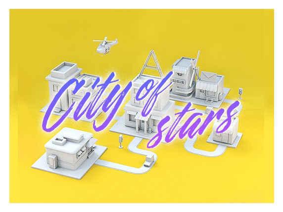 C4D练习＊City of Stars＊