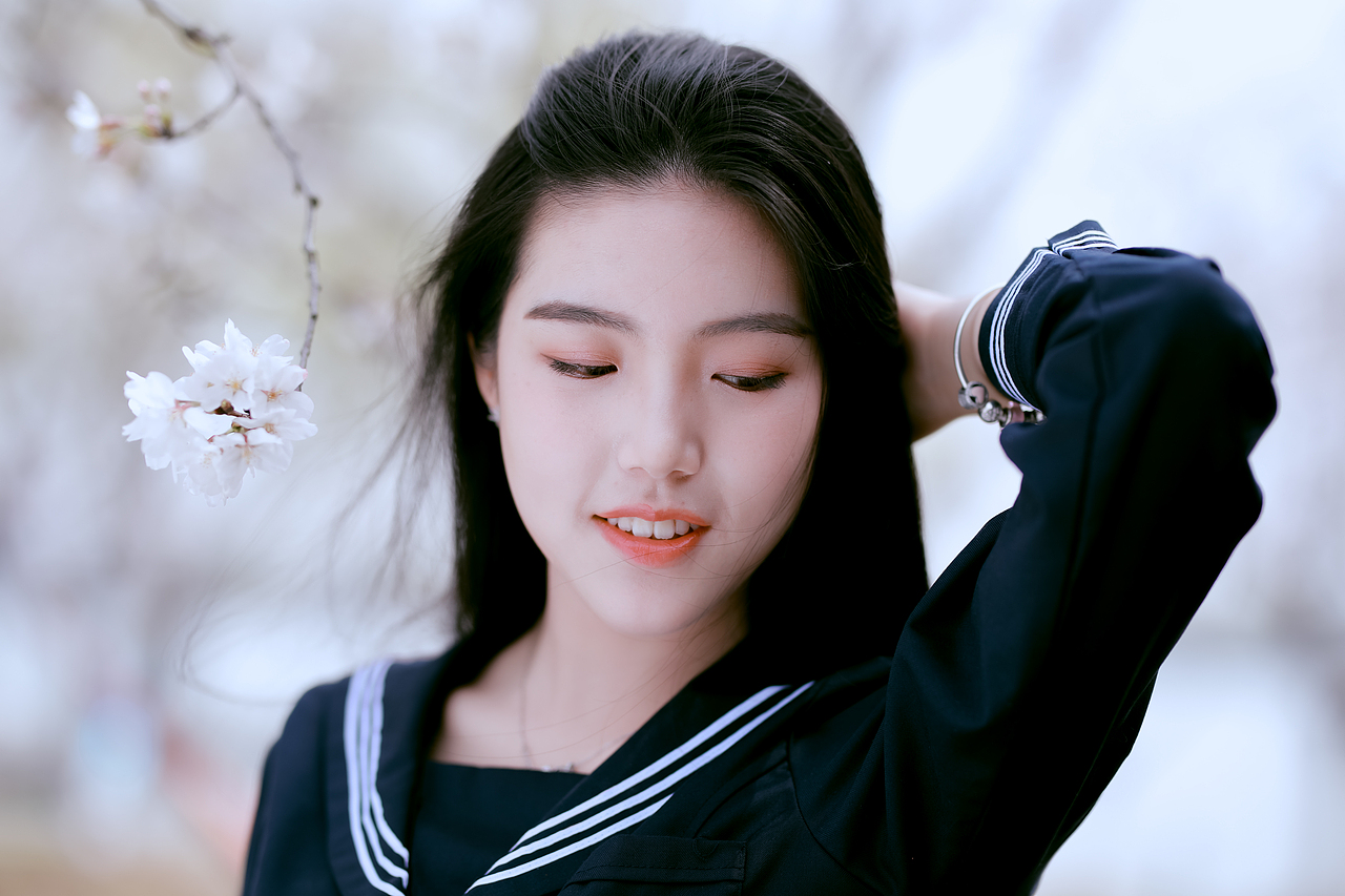 樱花樱花好想你（图ZMTE0MDAwODc2） - 人像摄影 - 站酷设计师月月大王原创素材 - 站酷ZCOOL