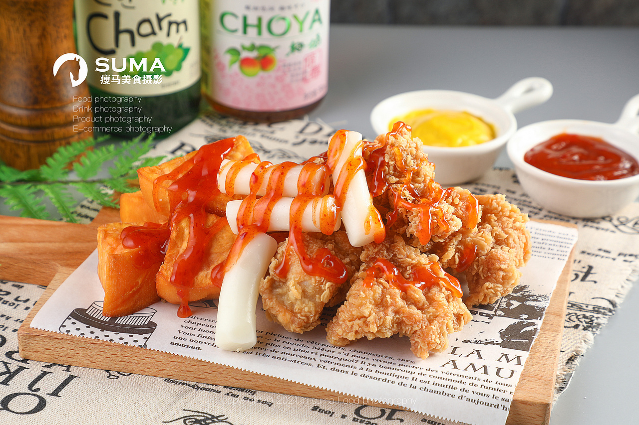 西安瘦马美食摄影快餐小吃拍摄