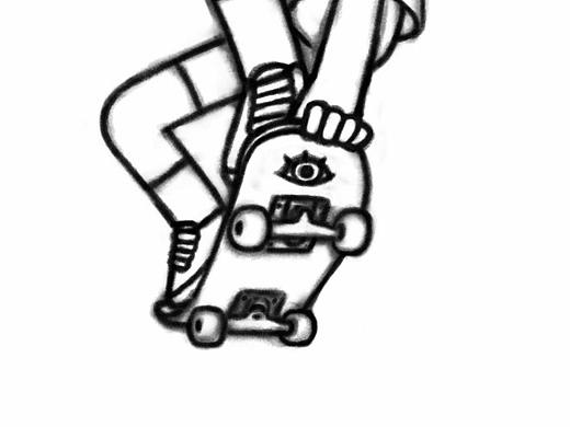 我的滑板与生活