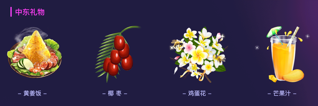 直播的部分小礼物及头像框动效