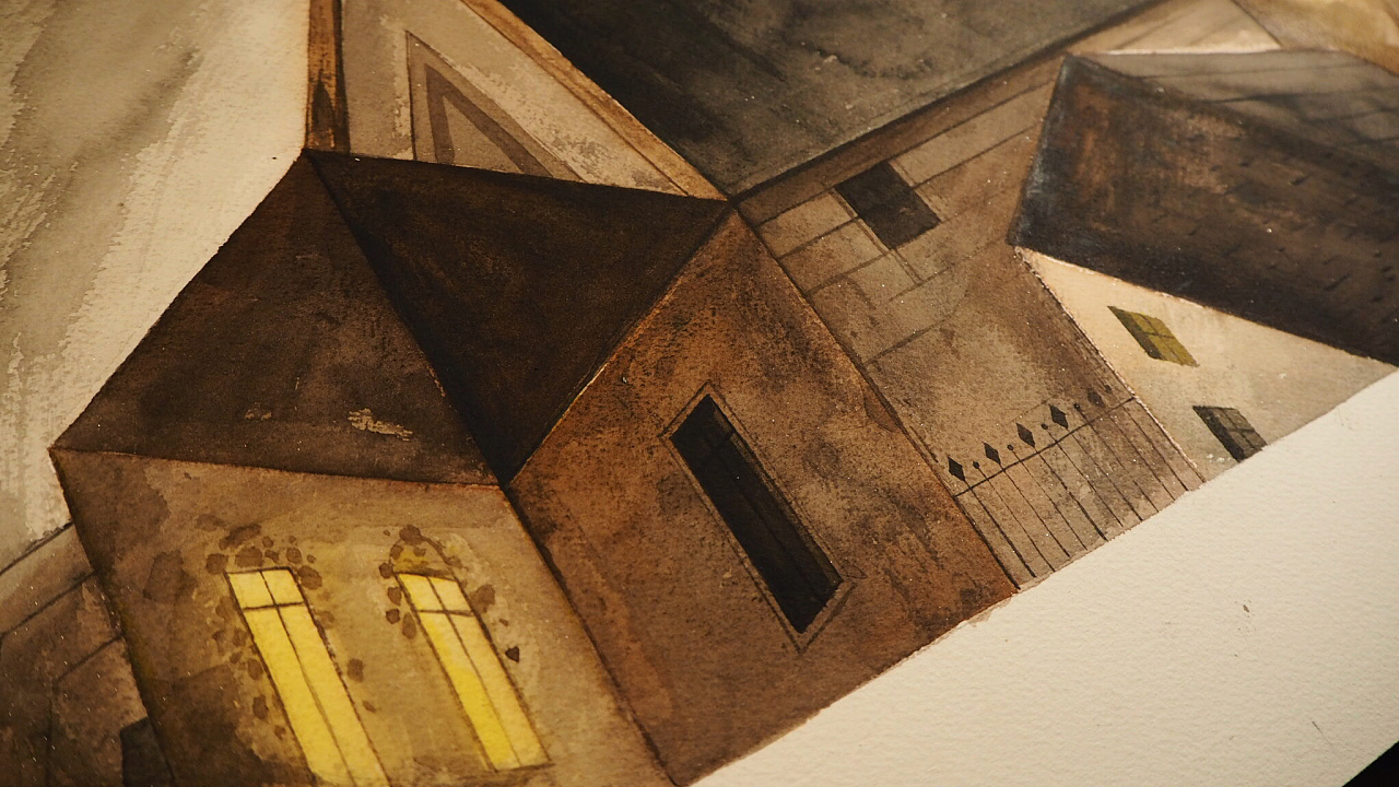 屋顶|插画|商业插画|水母咪 - 原创作品 - 站酷 (zcool)