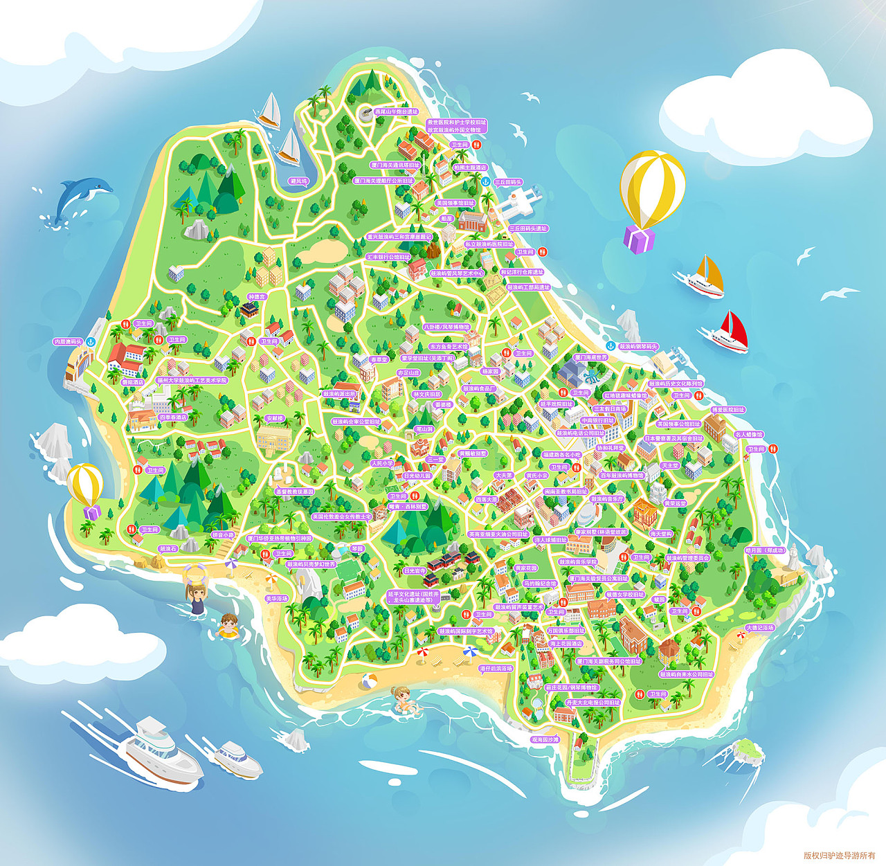 线上手绘地图绘制