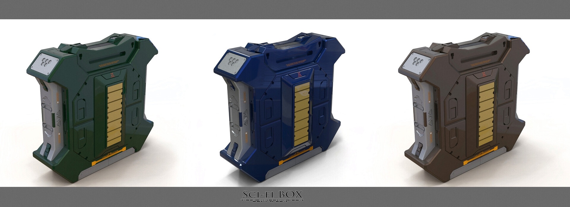 科幻箱子设计