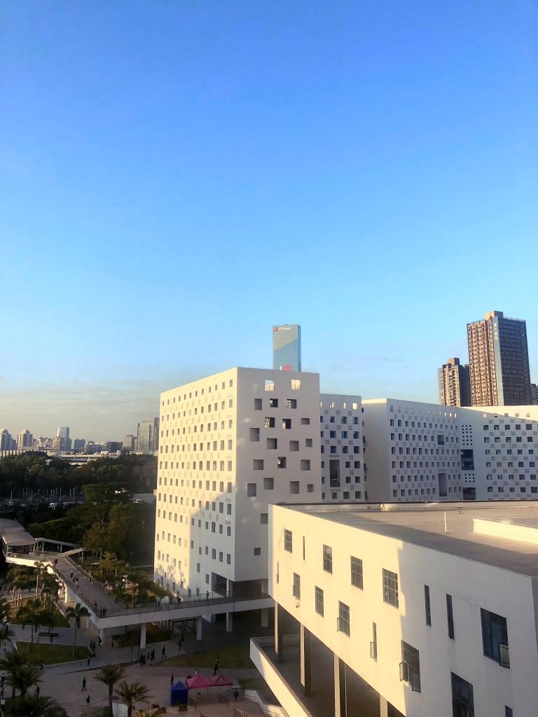 深圳大学沧海校区与周边建筑