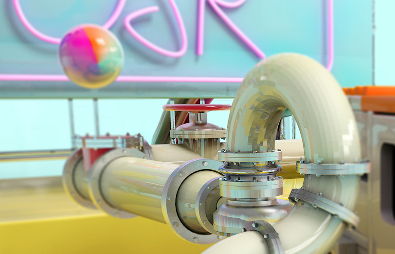 c4d小场景练习（图ZODU1ODA3MDA=） - 其他三维 - 站酷设计师CHEN__R原创素材 - 站酷ZCOOL