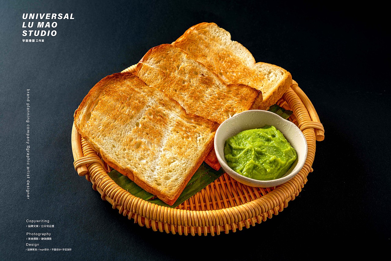 泰国菜泰式料理美食静物摄影纯黑背景风格