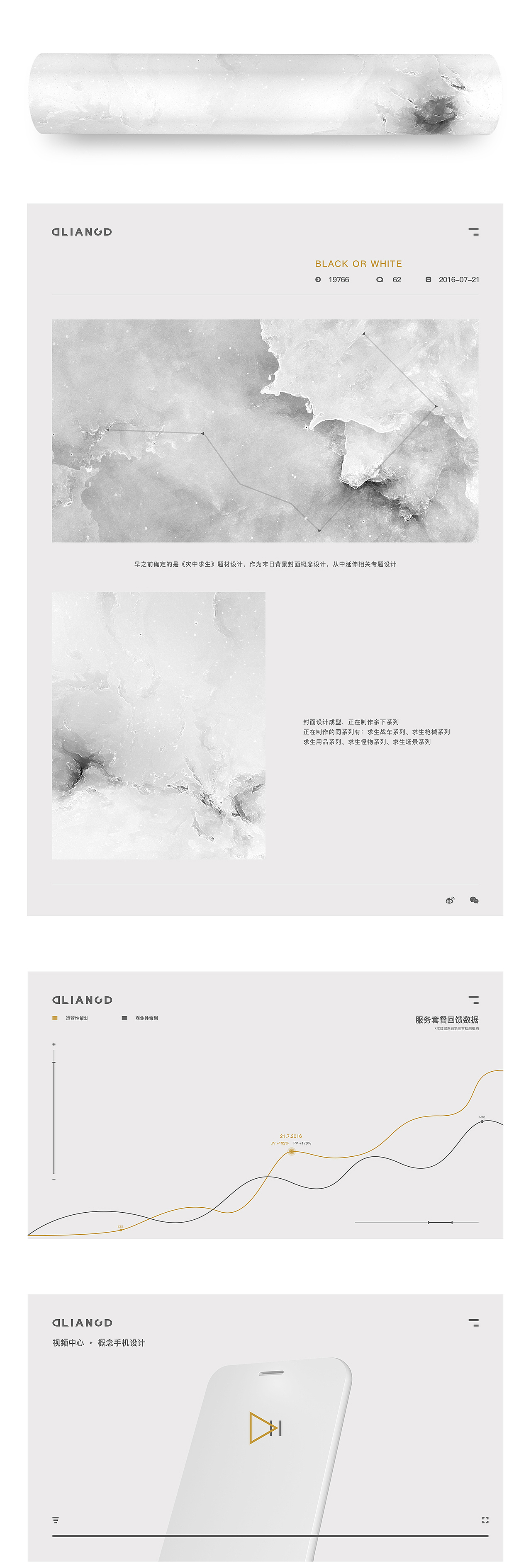 PERSONAL WEBSITE/个人网站（图ZNjU1MTM4NDg=） - 个人网站 - 站酷设计师Liang_sj原创素材 - 站酷ZCOOL