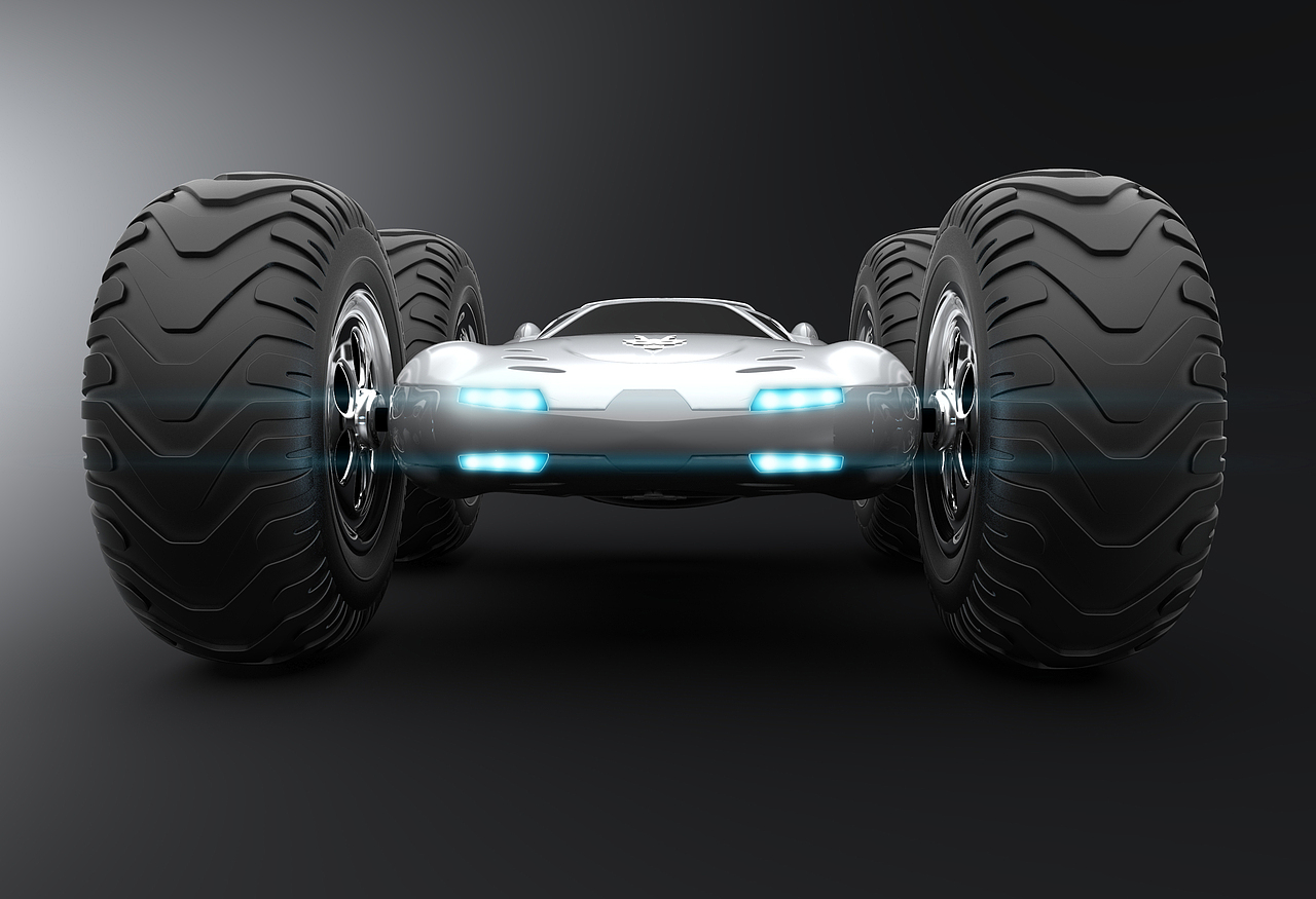 2012双面玩具车设计