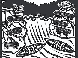 剪纸版画