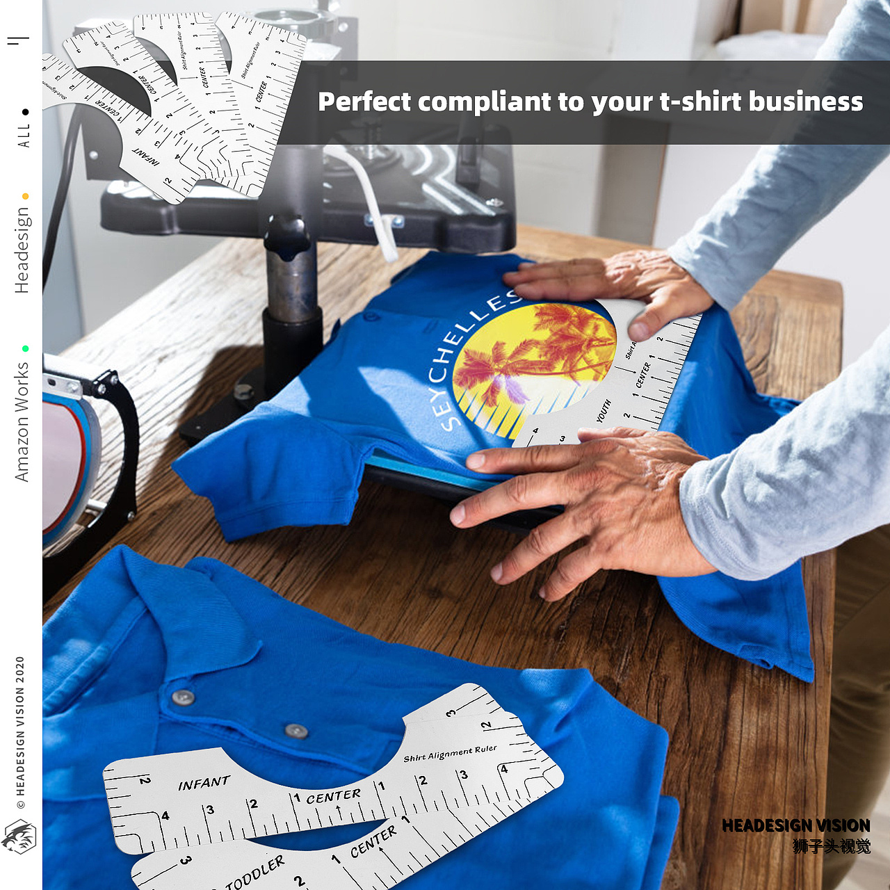 尺子产品拍摄_主图设计_A+页面设计-狮子头视觉