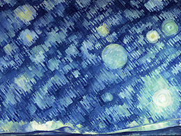 #AI创作实验室#蓝色星空 未来感