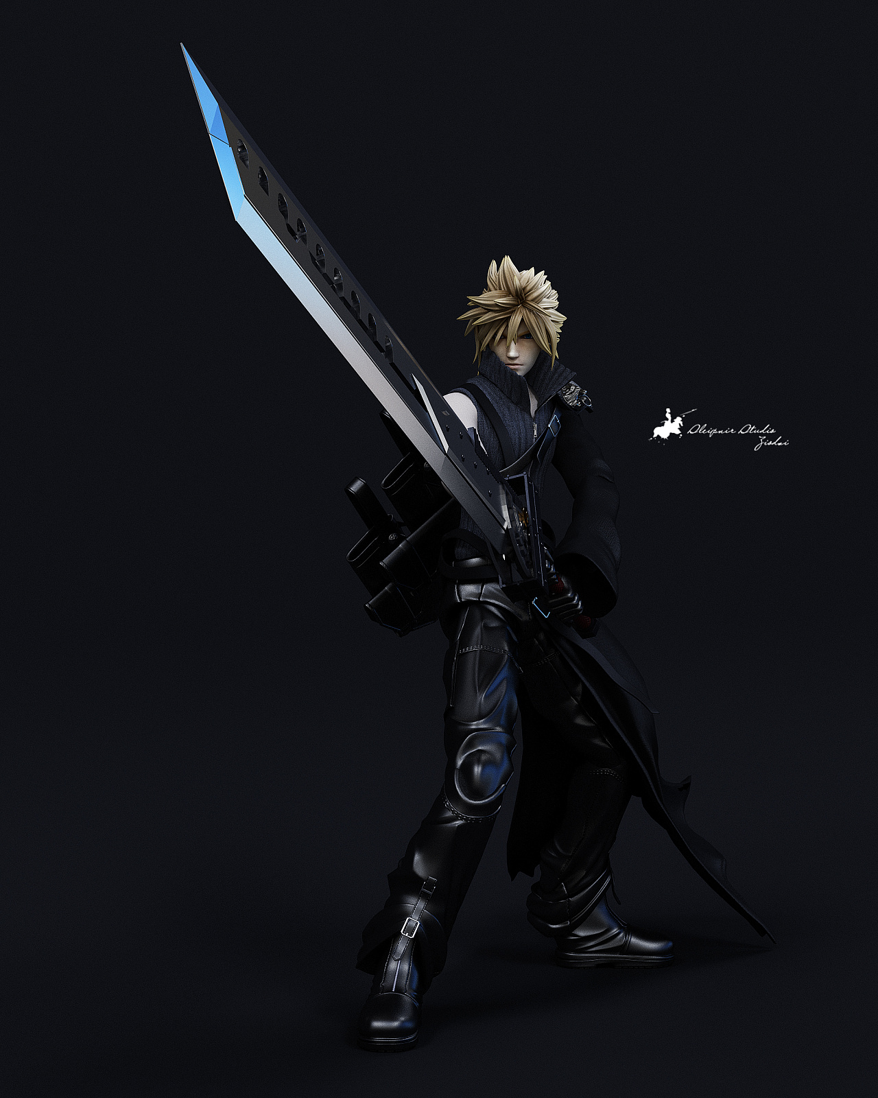 ff7 ac 克劳德 芬里尔