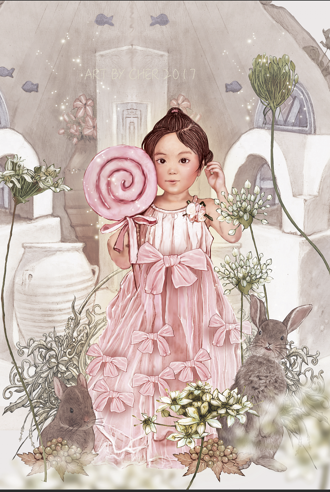 盛世欢颜（系列组画）（图ZOTA0NjE1NzY=） - 艺术插画 - 站酷设计师胖蛇CHER原创素材 - 站酷ZCOOL