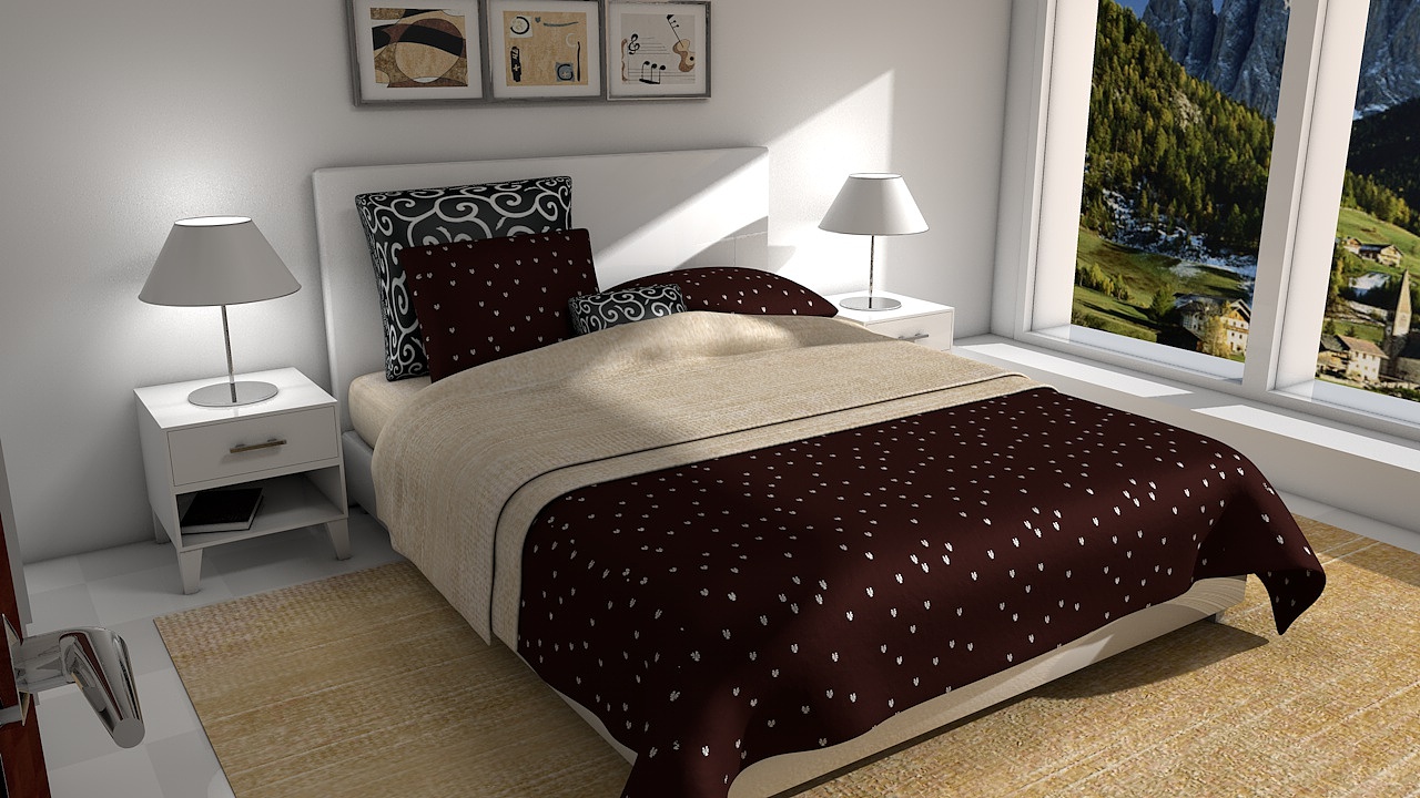 C4D 室内设计 练习（图ZMTIwODY2MTAw） - 家装设计 - 站酷设计师___Cjlevi原创素材 - 站酷ZCOOL