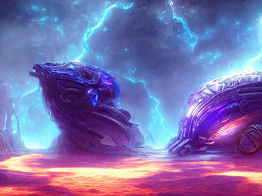 #站酷梦笔#阿波菲斯,油画,虚幻引擎,蒸汽朋克...（个人主页-ZNjQxMjAxMTY=） - AI作品 - 站酷设计师阿磊啊1原创素材 - 站酷ZCOOL