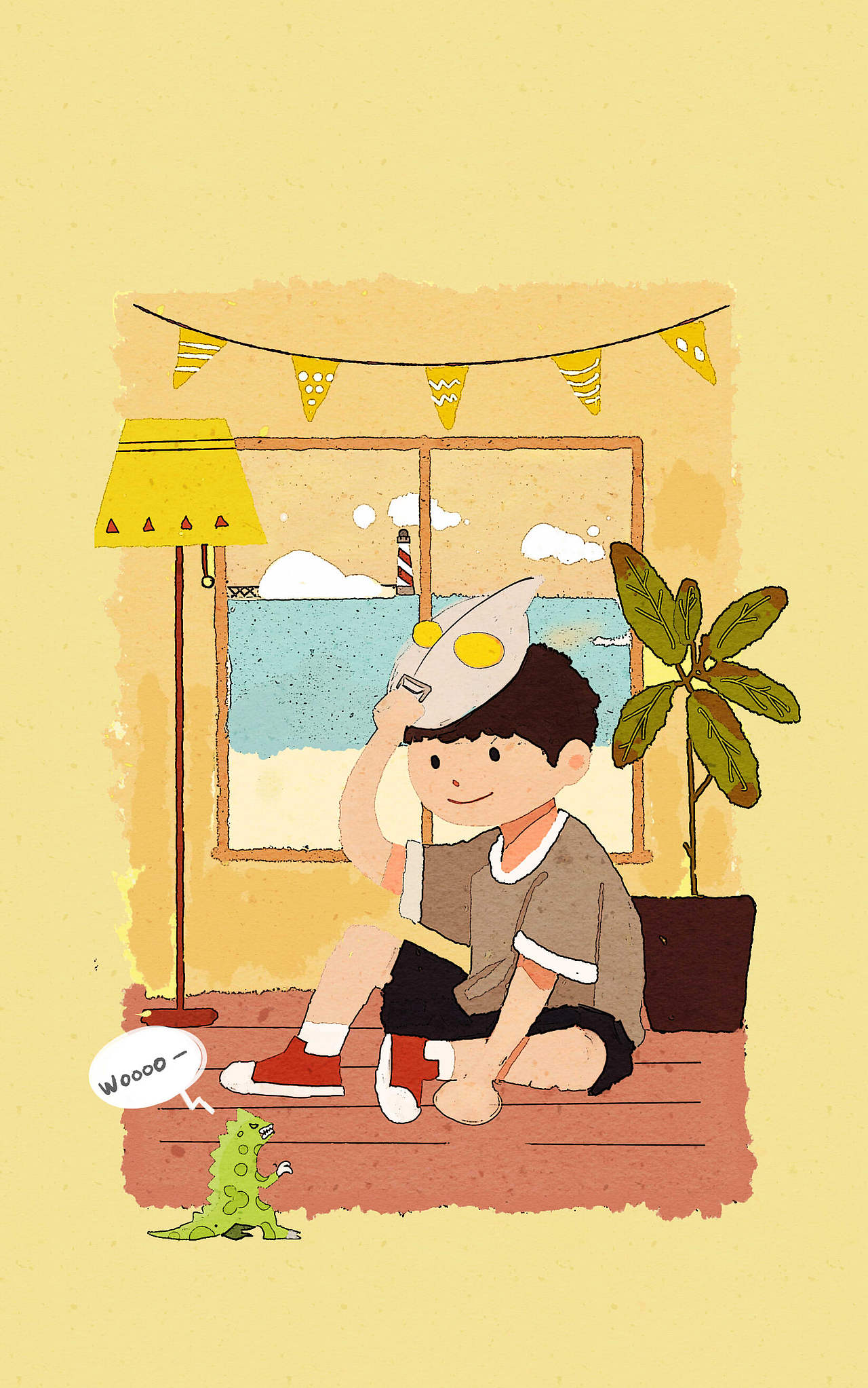童年（图ZMTE1NzUwODAw） - 艺术插画 - 站酷设计师子A予原创素材 - 站酷ZCOOL