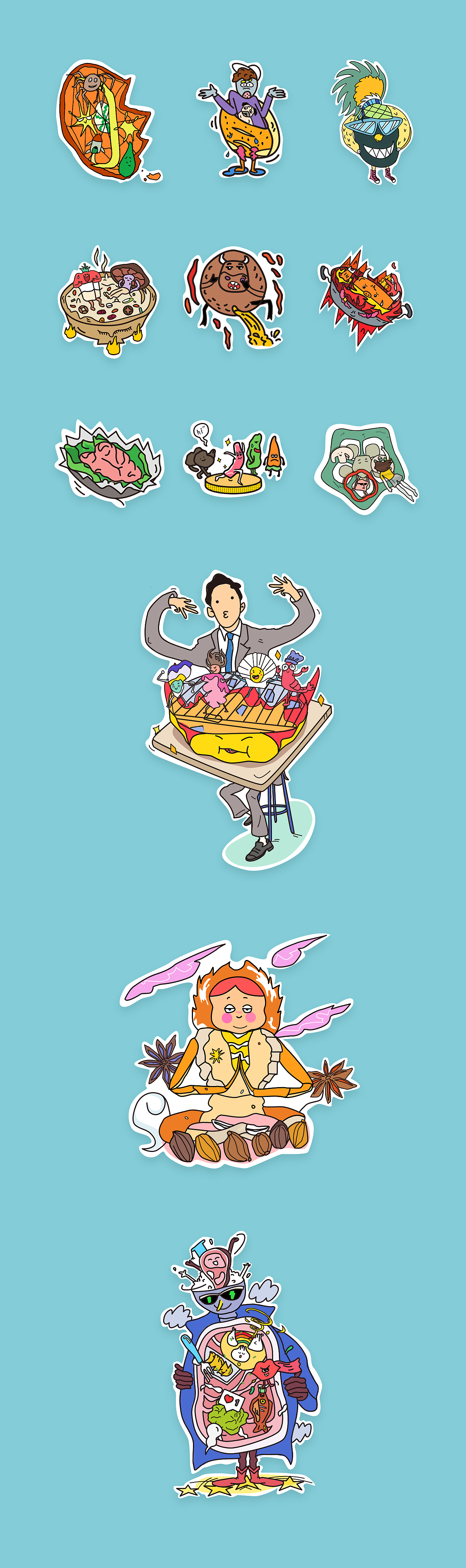 涂鸦系列（图ZMjc5NTg5MTQ4） - 新锐潮流插画 - 站酷设计师土毛儿原创素材 - 站酷ZCOOL