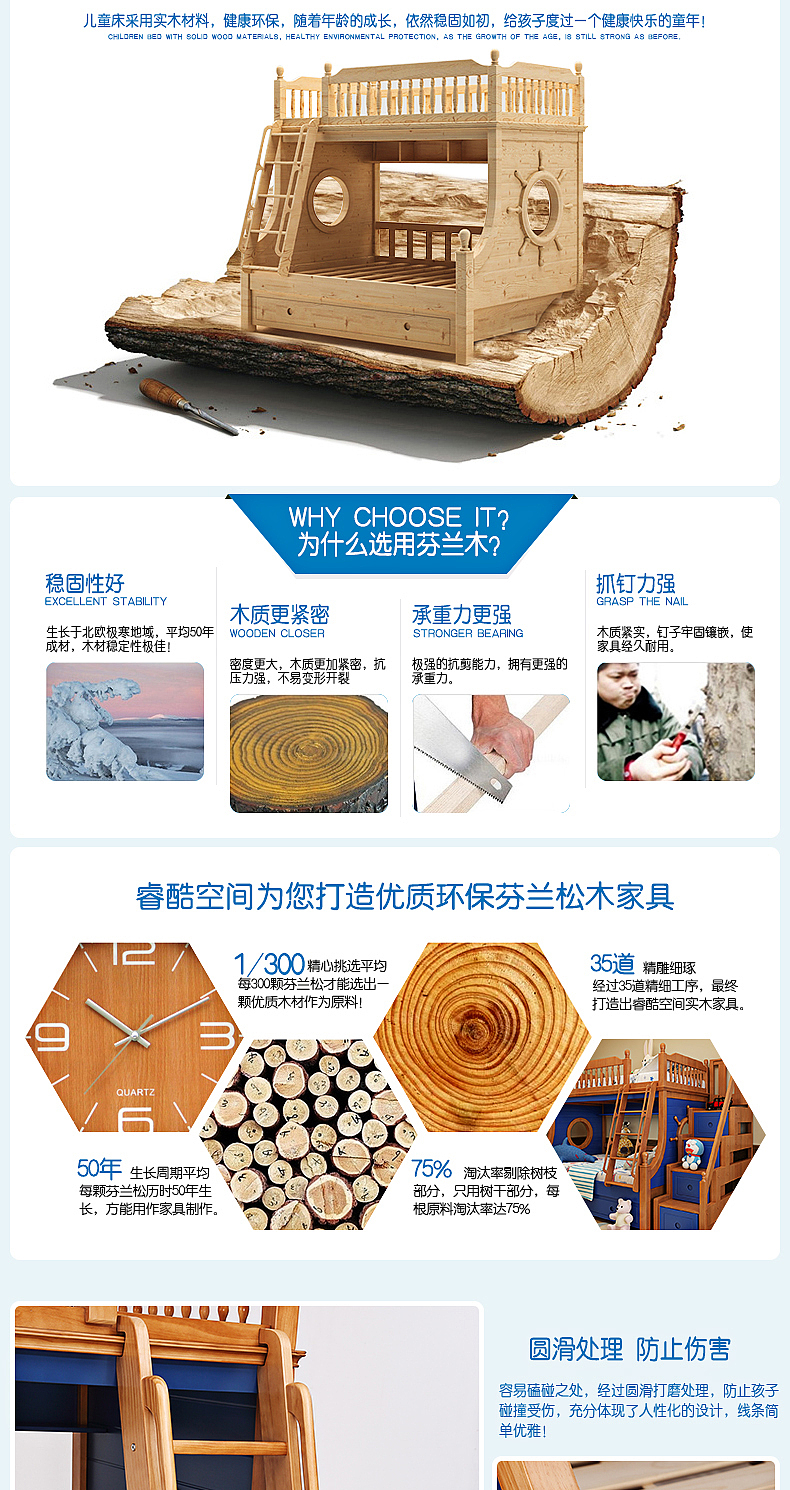 儿童上下床详情页（图ZNjc3ODI5ODQ=） - 电商 - 站酷设计师我叫瘦高个原创素材 - 站酷ZCOOL
