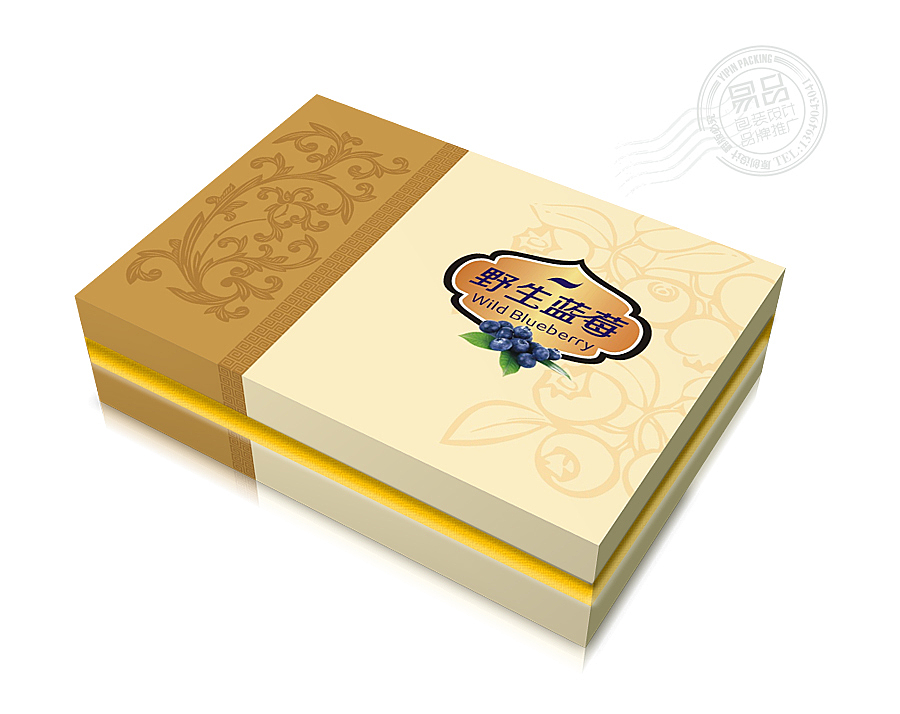 蓝莓礼盒包装设计方案（图ZNTc3NTg4MzY=） - 包装 - 站酷设计师TEL_15378782077原创素材 - 站酷ZCOOL