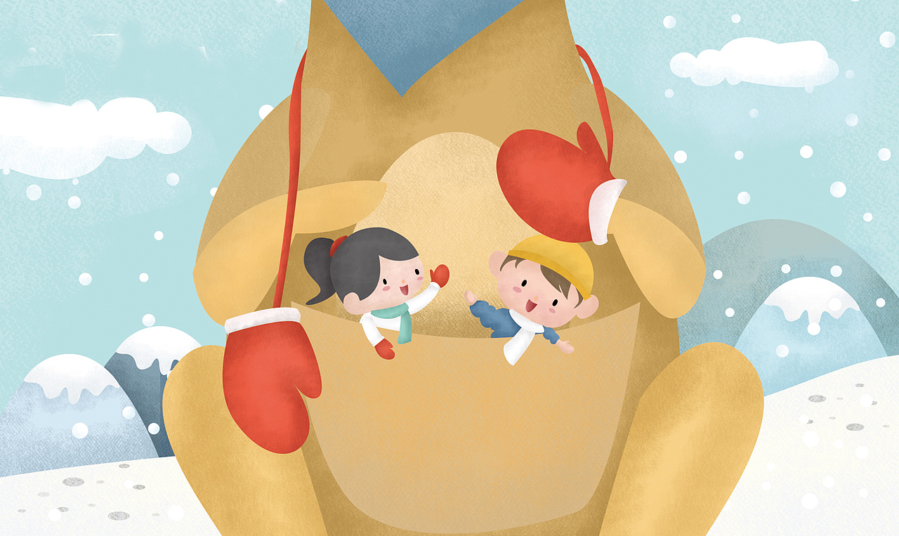 壹基金温暖小插画（图ZOTU3NjU0OTI=） - 商业插画 - 站酷设计师sshenghe原创素材 - 站酷ZCOOL