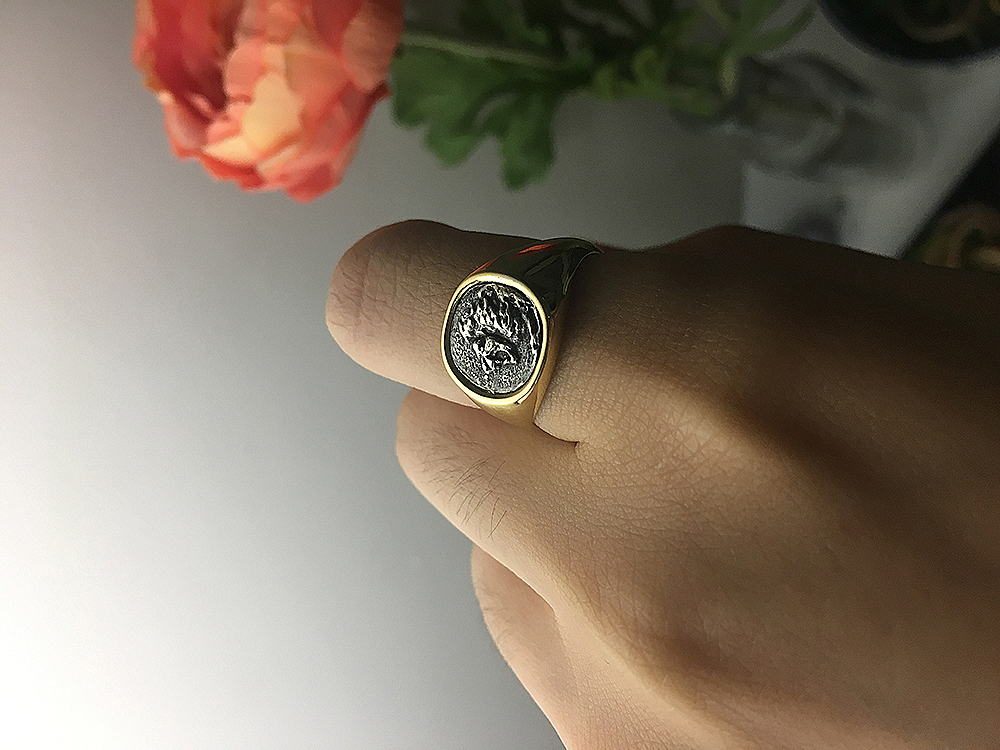 钱币浮雕狮子手工戒指（图ZMTI0Njc1MjY0） - 首饰设计 - 站酷设计师形余原创素材 - 站酷ZCOOL