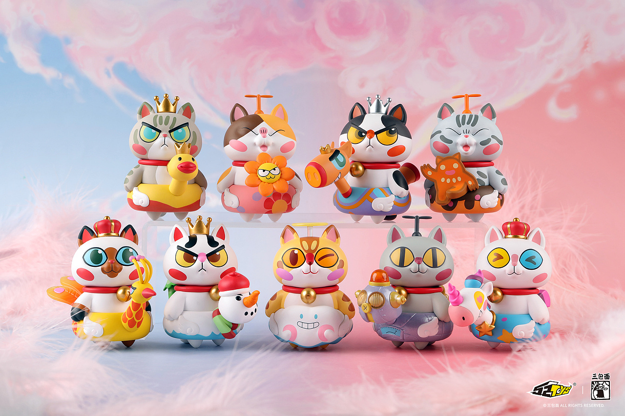 三包面文创x52toys盲盒游梦系列童心