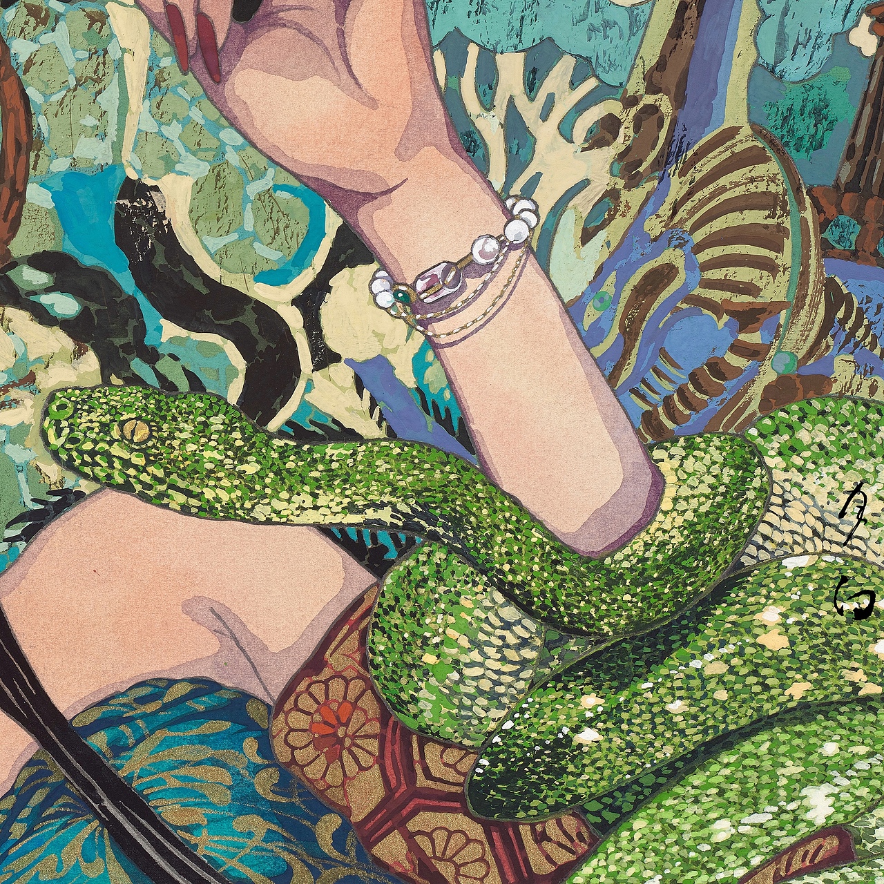 魔女（图ZMjc5NTU5NzA0） - 艺术插画 - 站酷设计师找不到地址的月白原创素材 - 站酷ZCOOL