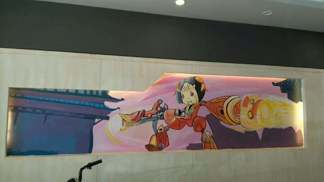 王者墻繪（圖ZOTYxNTM3Njg=） - 繪畫 - 站酷設(shè)計師叢林薇薇原創(chuàng)素材 - 站酷ZCOOL