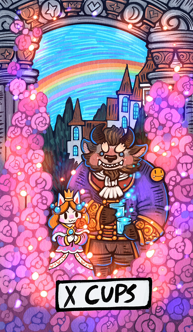 猫咪塔罗权杖和圣杯篇