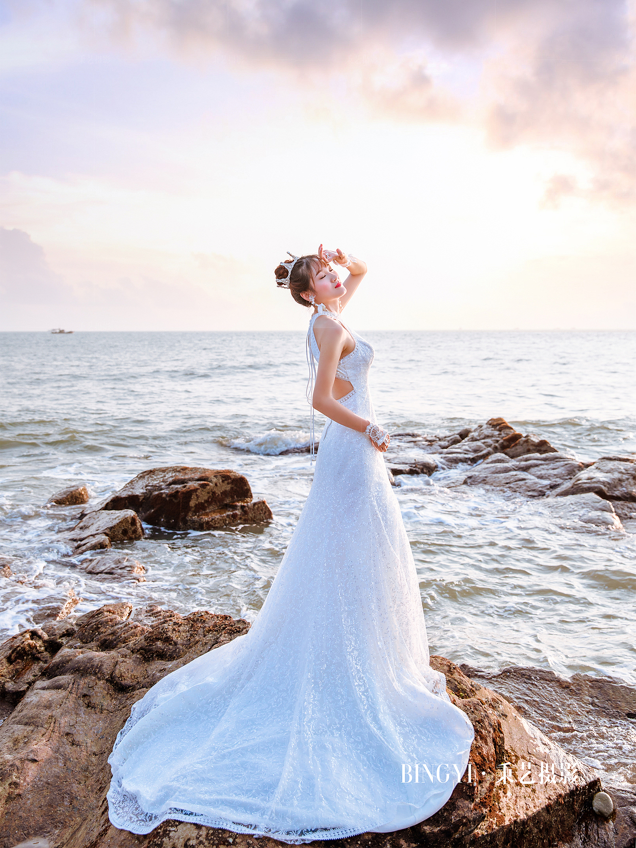 BINGYI·秉艺摄影 - 北海婚纱照景点推荐——冠头岭海滩