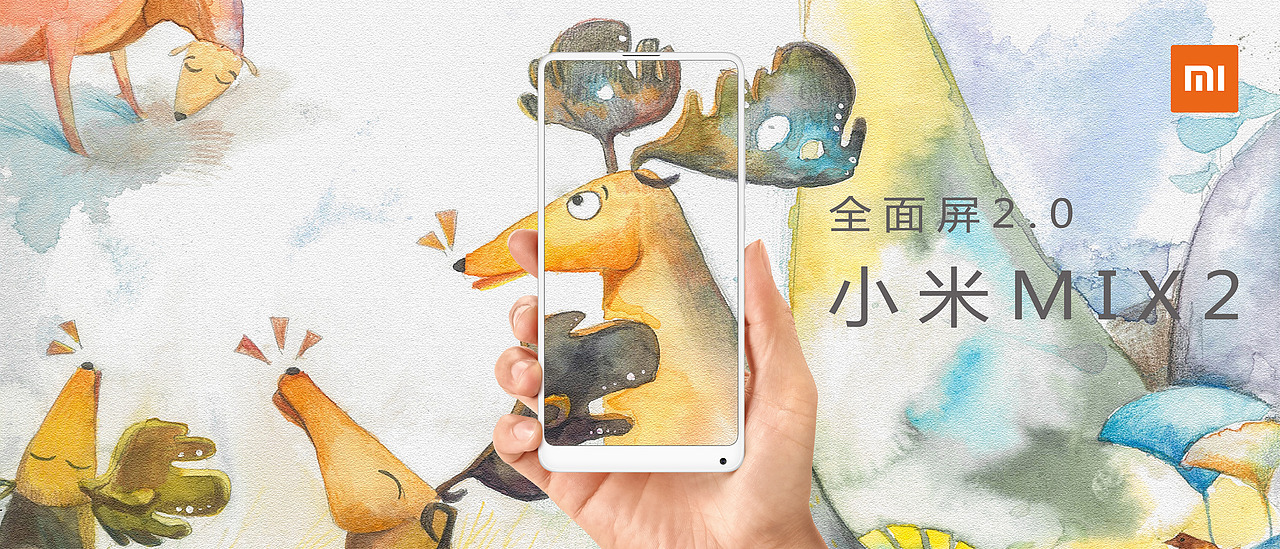 《麋鹿不迷路》小米MIX2（圖ZMTAwOTM1MjI0） - 海報(bào) - 站酷設(shè)計(jì)師可醬兒原創(chuàng)素材 - 站酷ZCOOL