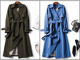 風(fēng)衣的飄逸感和曲線感