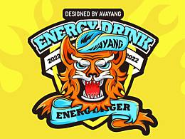 飲品潮流包裝設(shè)計(jì)-老虎"哇嗚"