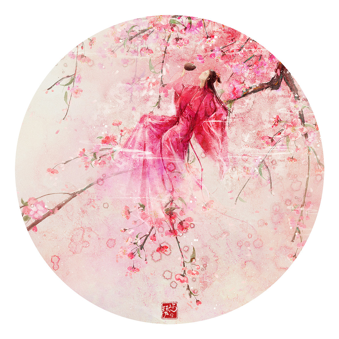 古风插画小合集（图ZMjAzMTY5ODY4） - 艺术插画 - 站酷设计师屿瑟原创素材 - 站酷ZCOOL