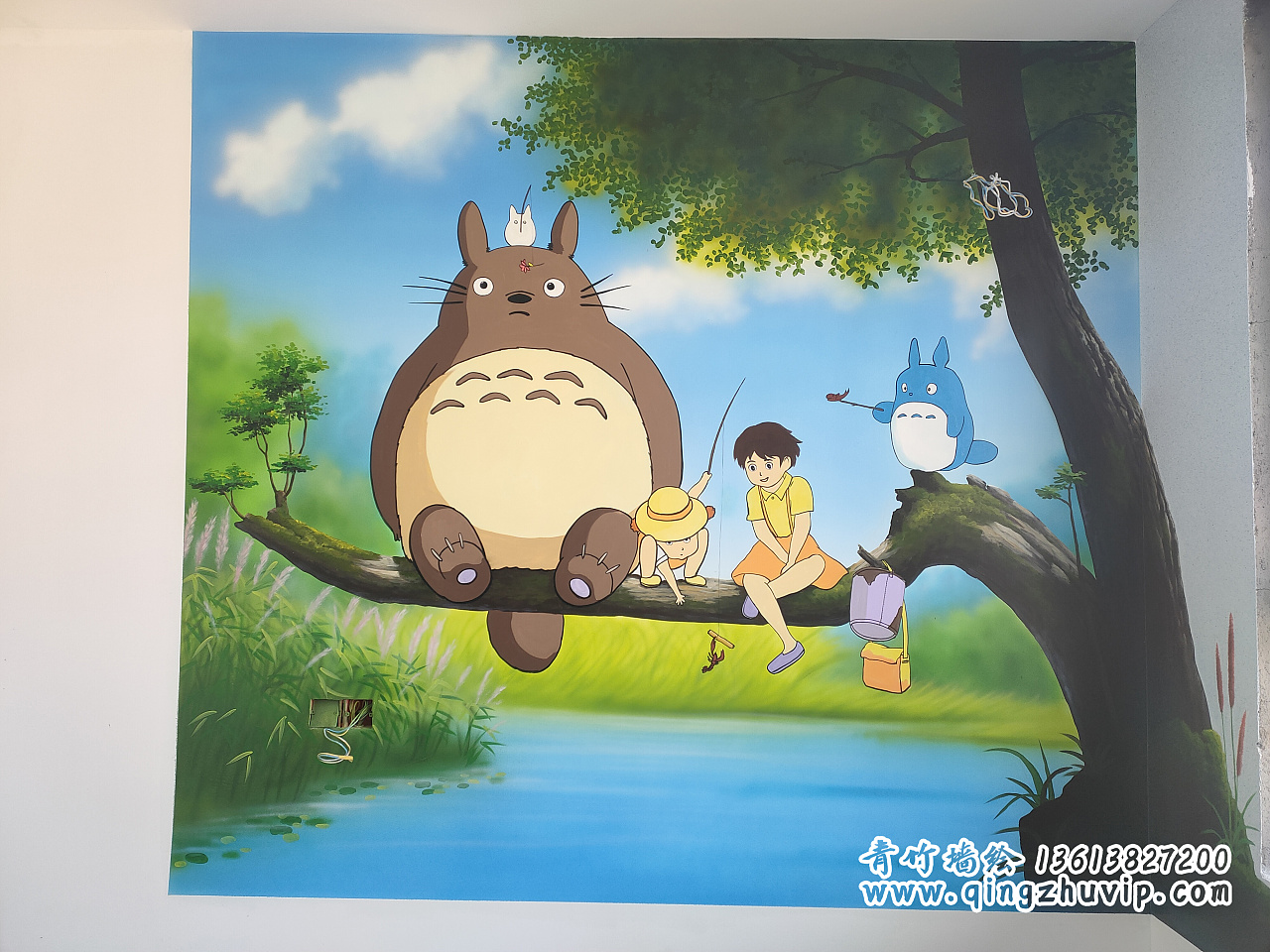 室内绘画|插画|新锐潮流插画|青竹墙绘 - 原创作品 - 站酷 (zcool)