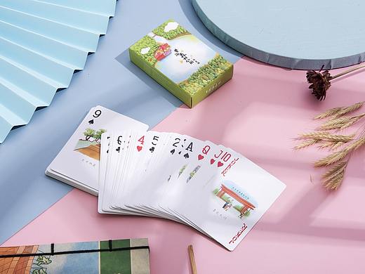 苏橙文创×黄海森林×手绘扑克牌