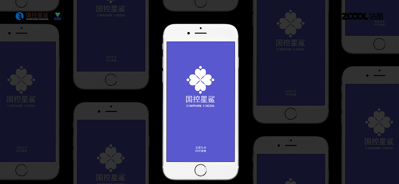 国控星鲨LOGO及70周年徽标设计
