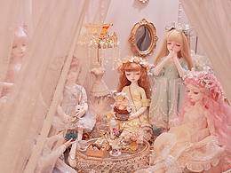 花花姑娘bjd6分娃娃-童梦繁花