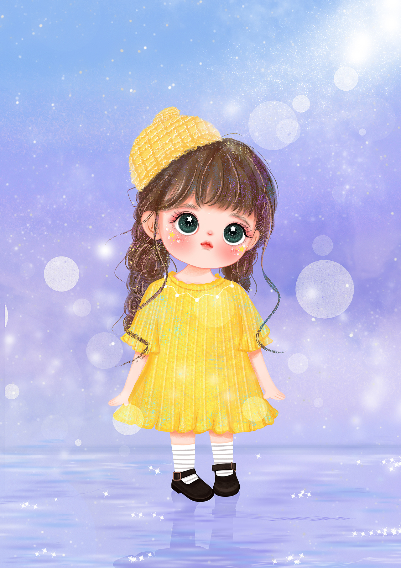 唯美女孩（图ZMjc3NTE0ODg4） - 创作习作 - 站酷设计师芯子菇凉原创素材 - 站酷ZCOOL