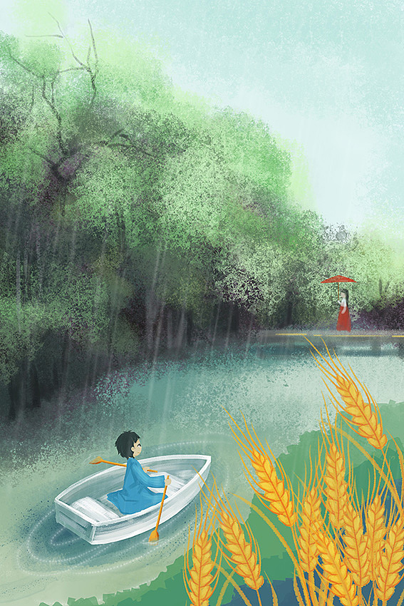 3年前 404 2 0 淄博  |  插画师 二十四节气·芒种 原创  -  插画