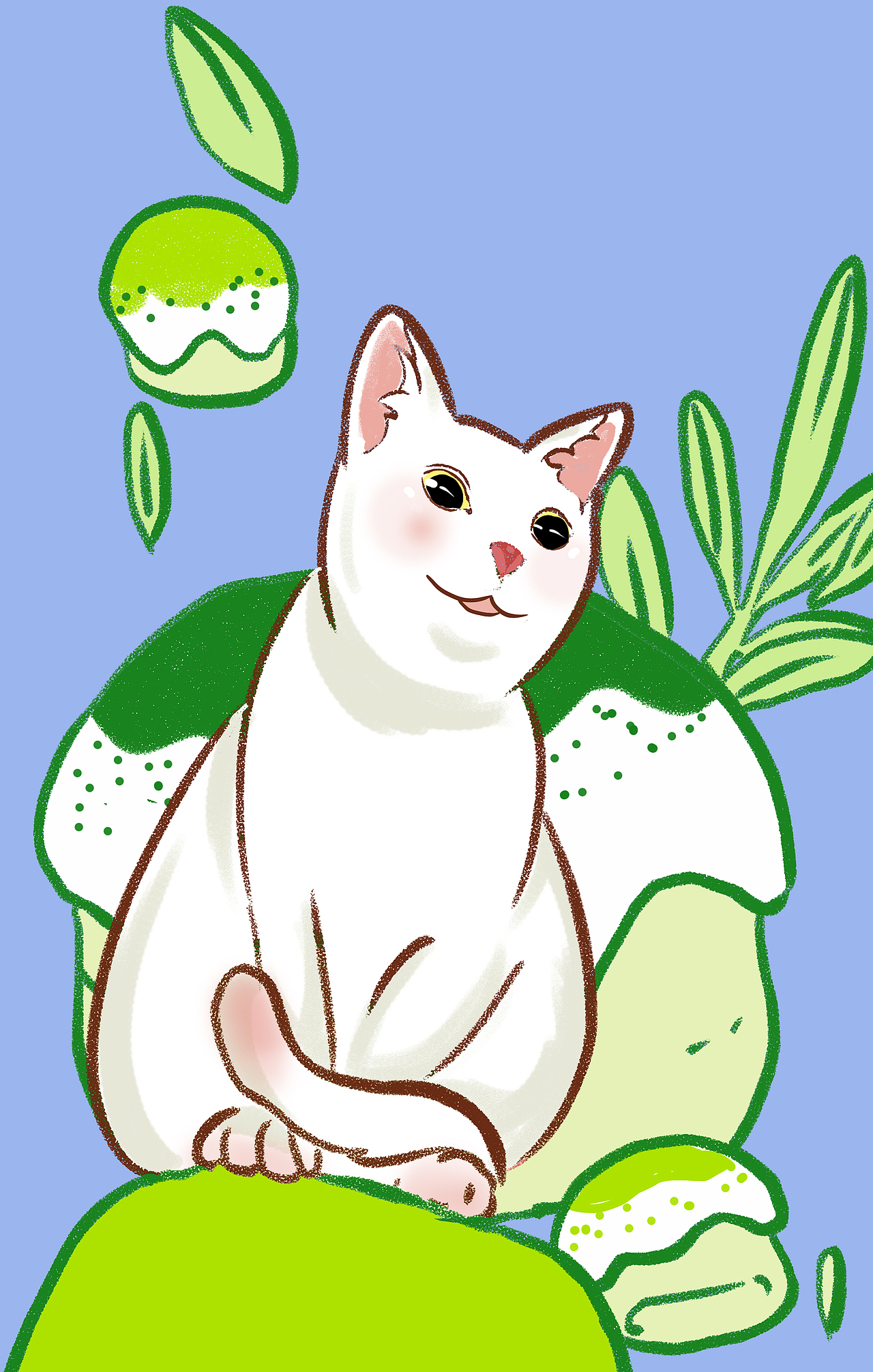 猫咪2（图ZMjEyMzIwODU2） - 艺术插画 - 站酷设计师一只蜜桃原创素材 - 站酷ZCOOL