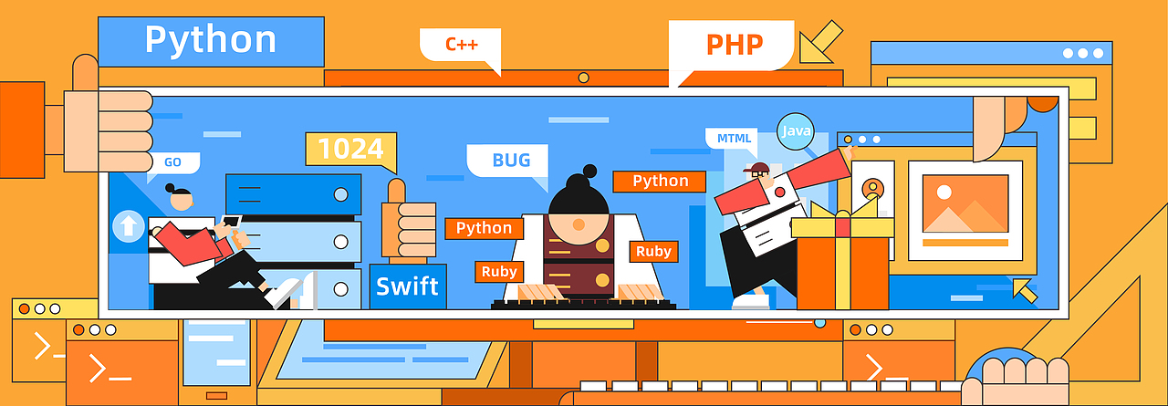 阿里云风格插画（图ZMjMzODY2MzAw） - 商业插画 - 站酷设计师春风妄想家原创素材 - 站酷ZCOOL