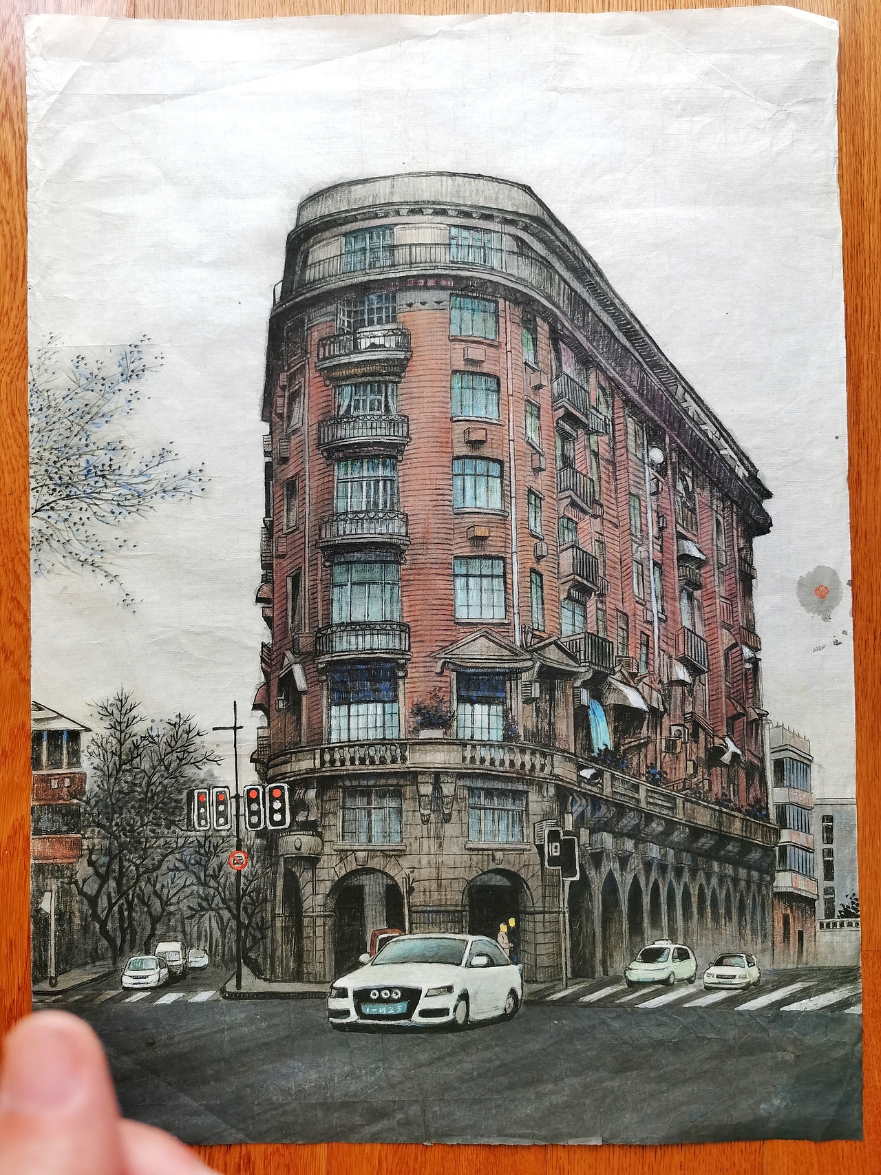 手绘武康大楼